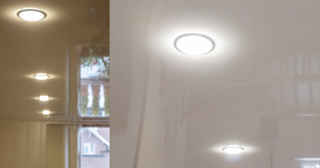 Collage of indoor Recessed Lights